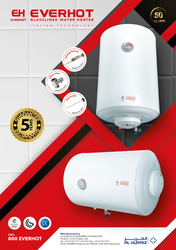 Everhot Flier Glasslined Water Heater Banner