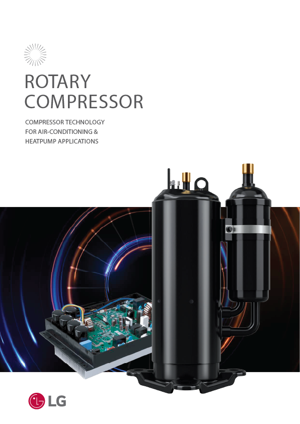 LG Rotary Compressor Catalogue Banner