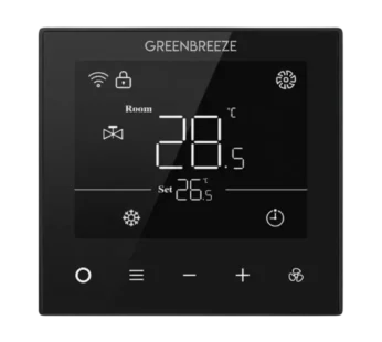 SMART THERMOSTAT LCD  BLACK 24V WIFI GB6500E GOOGLE ASSISTANT, AMAZON ALEXA