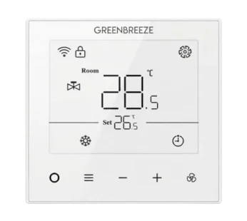 SMART THERMOSTAT LCD WHITE 240V WIFI GB6500E GOOGLE ASSISTANT, AMAZON ALEXA